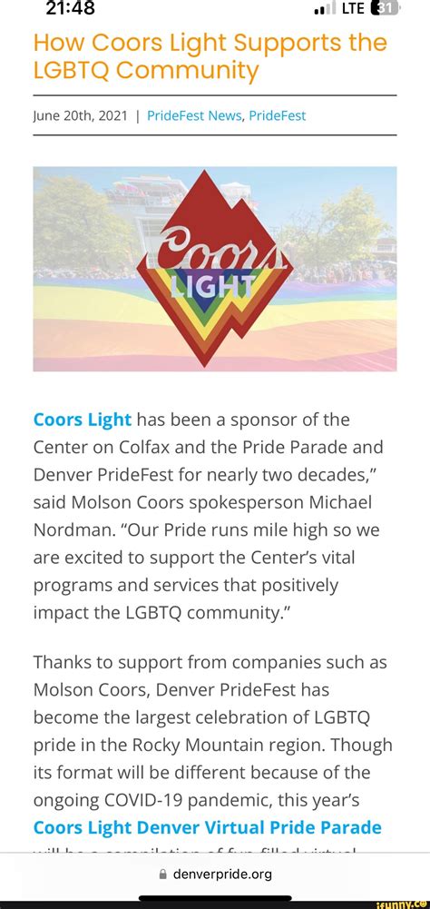 coors lite lgbtq|10 Companies That Actually Do Support The LGBTQ